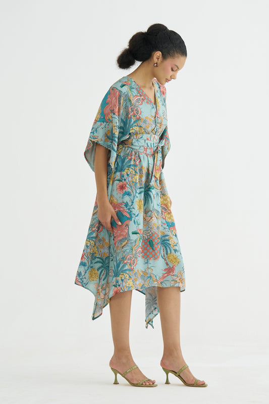 Peony Kaftan Dress
