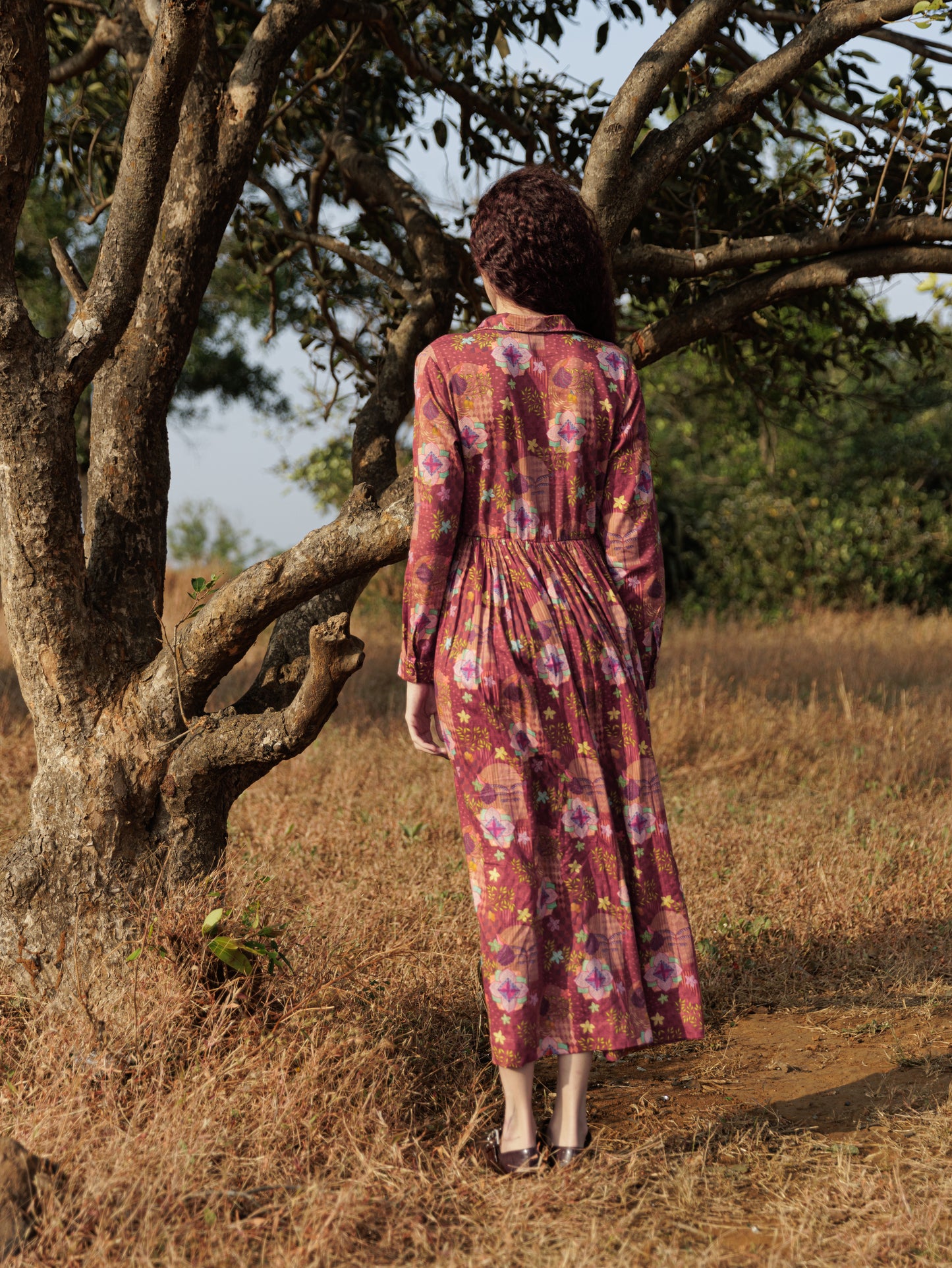 Wild Grace Wrap Dress (RTS)