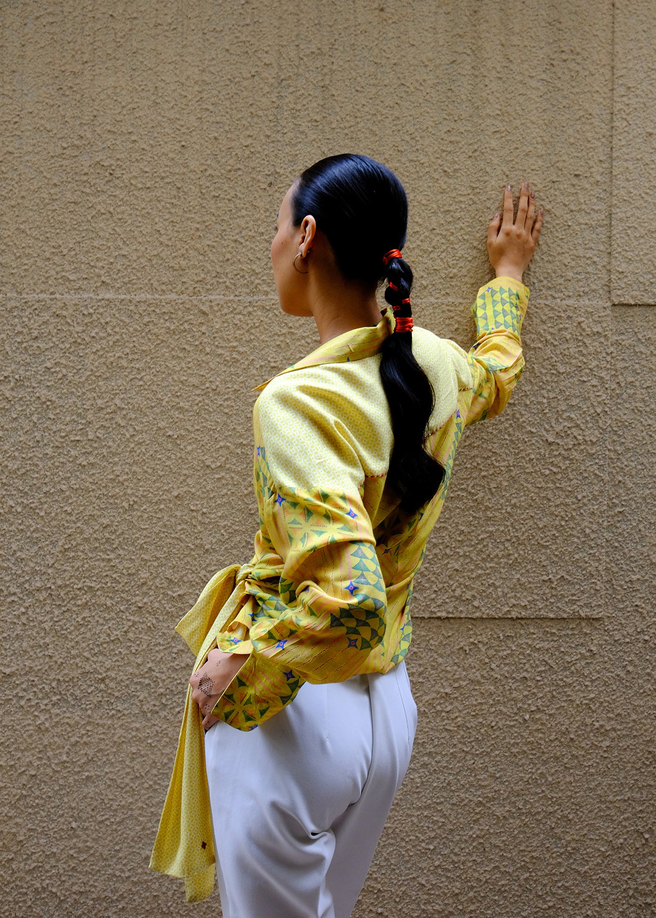 Sakura Wrap Shirt (RTS)