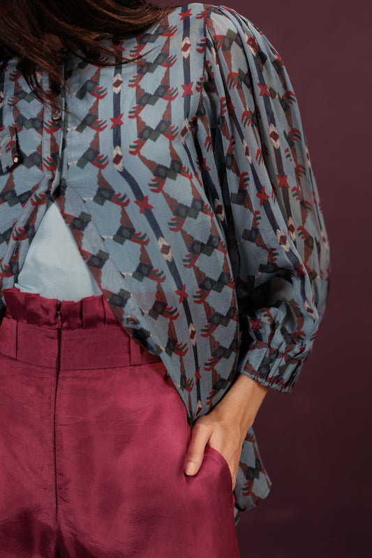 Birds in Blue Ink Set