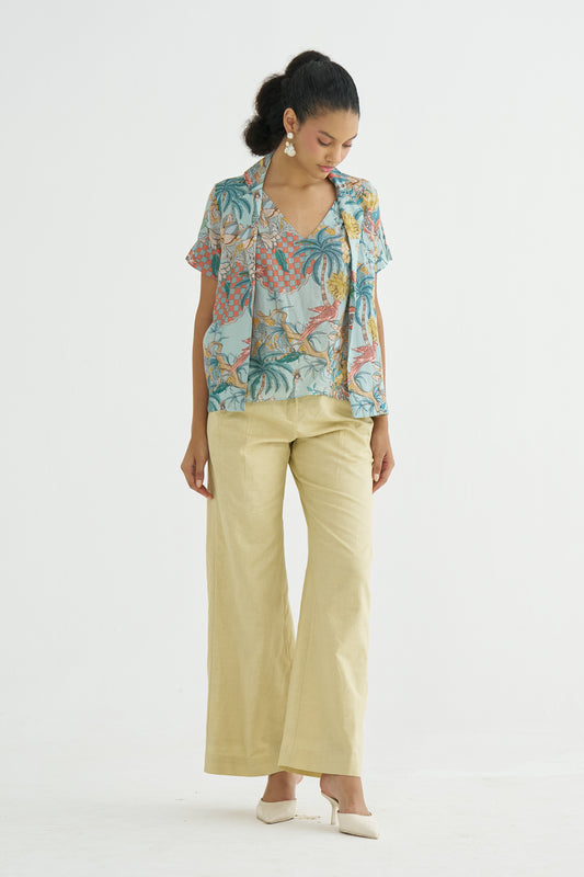Dahlia Lime Trousers (RTS)