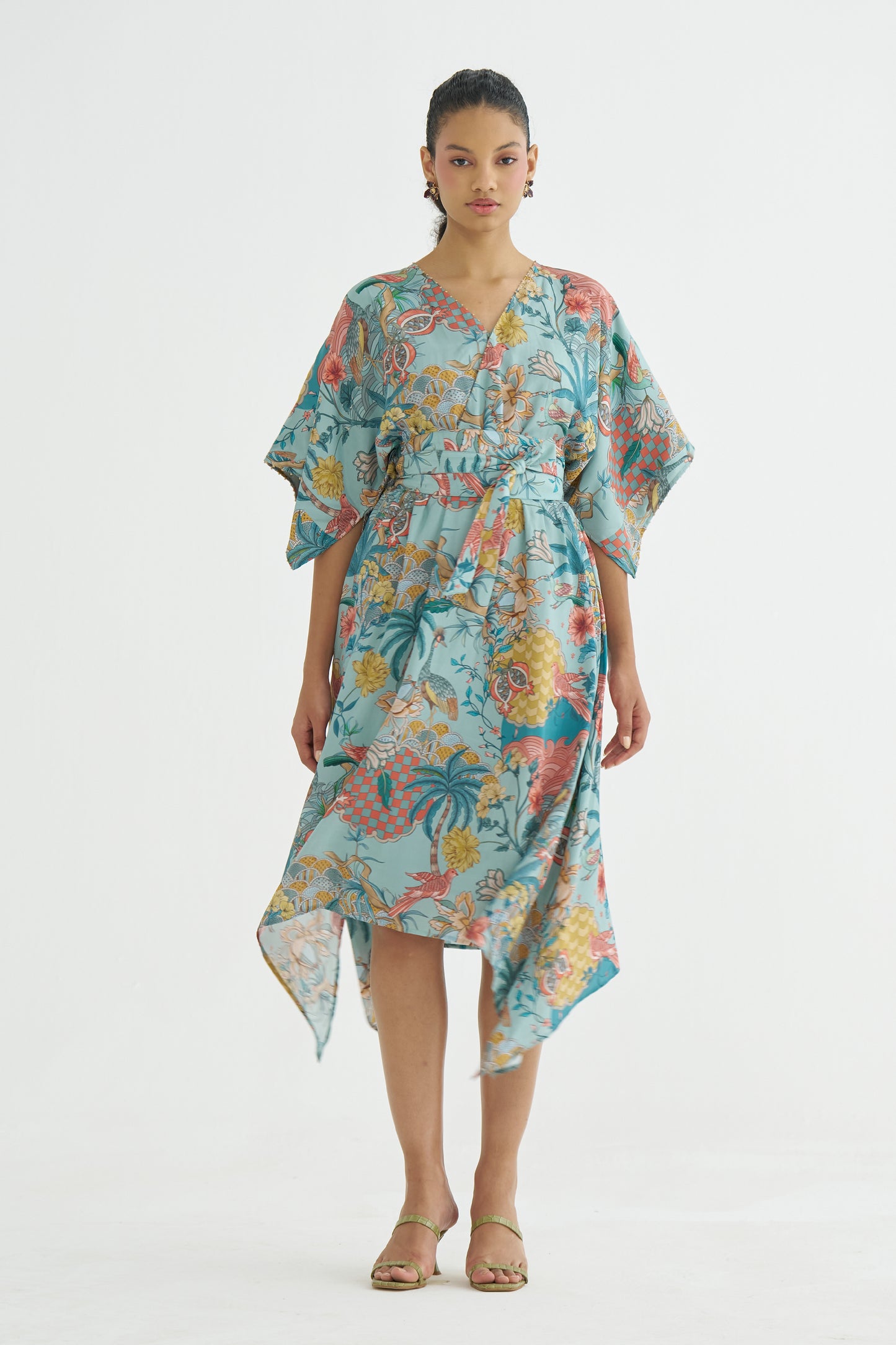Peony Kaftan Dress (RTS)
