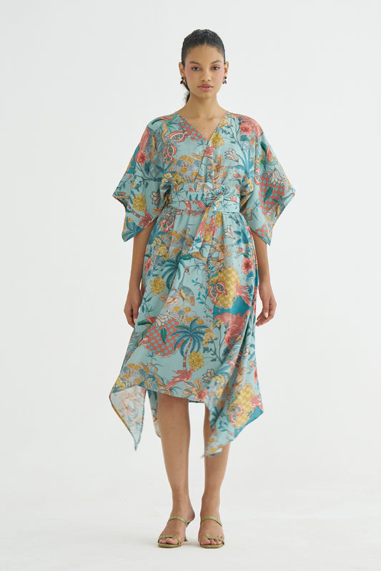 Peony Kaftan Dress