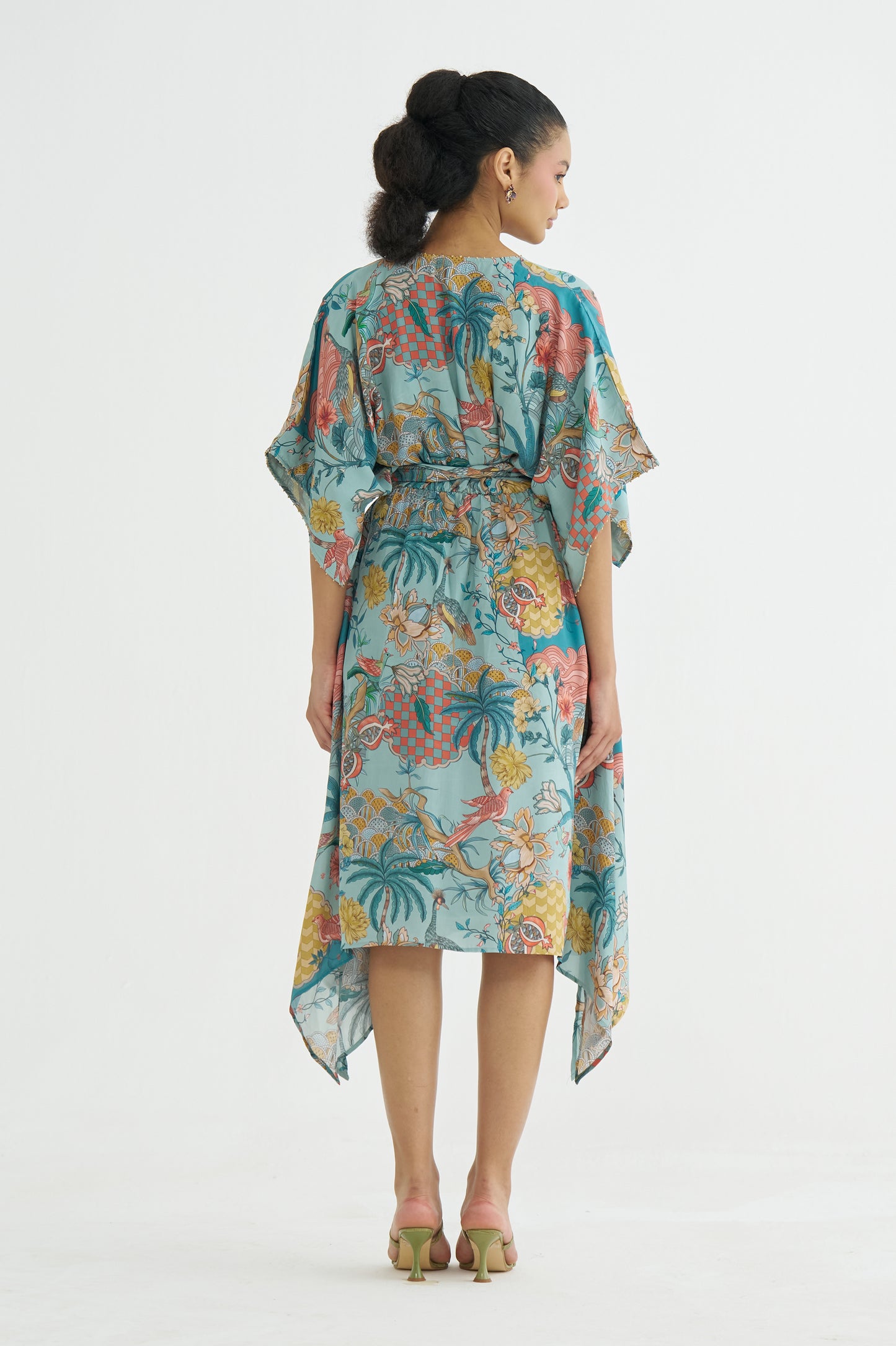 Peony Kaftan Dress (RTS)