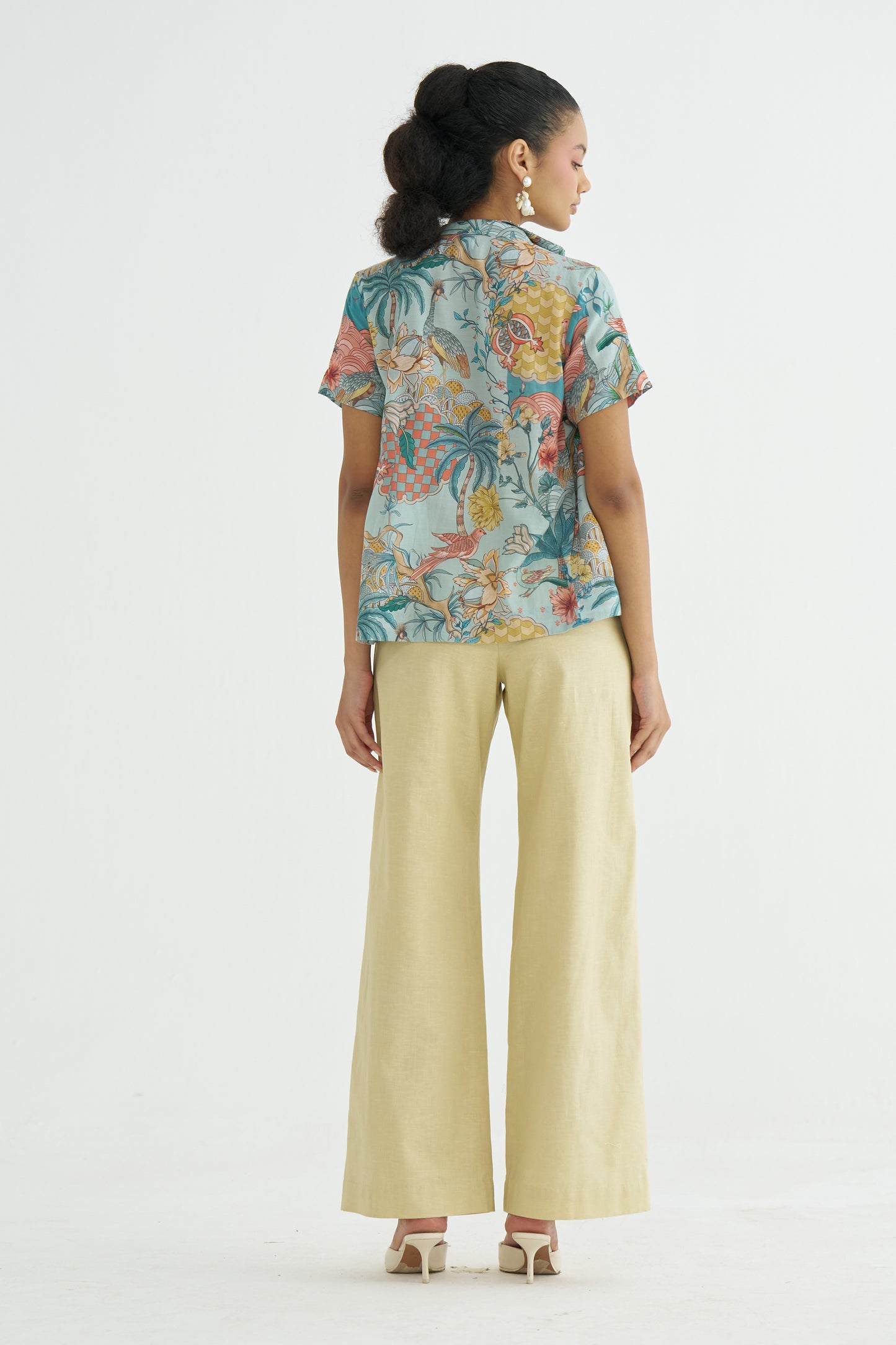Dahlia Lime Trousers