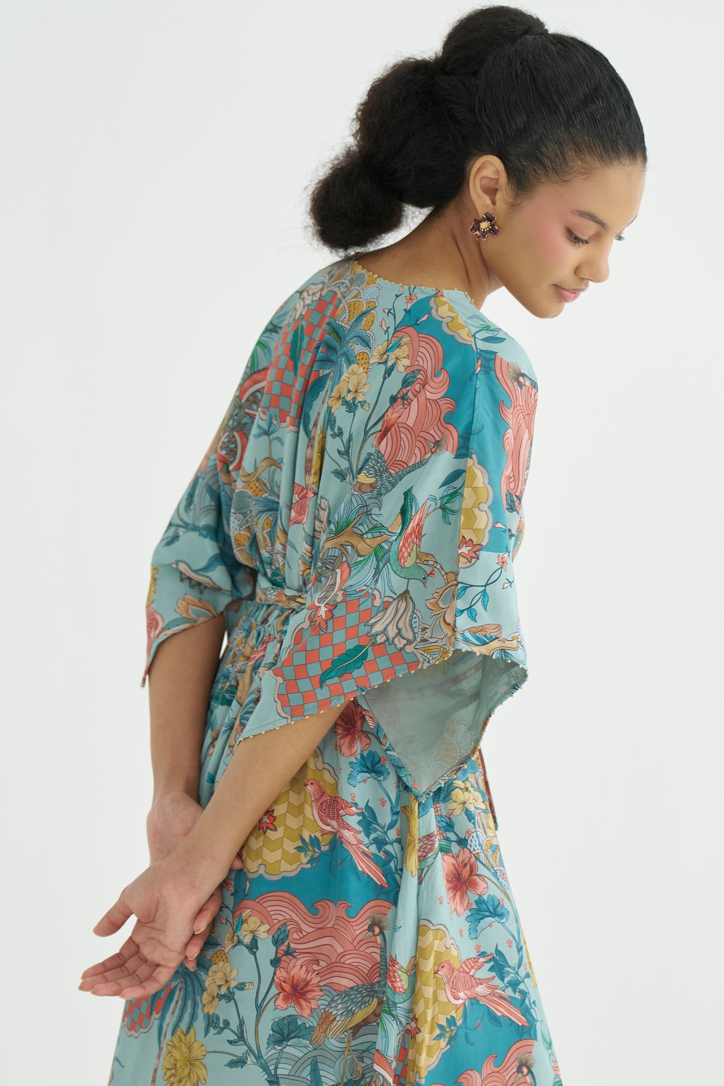Peony Kaftan Dress (RTS)