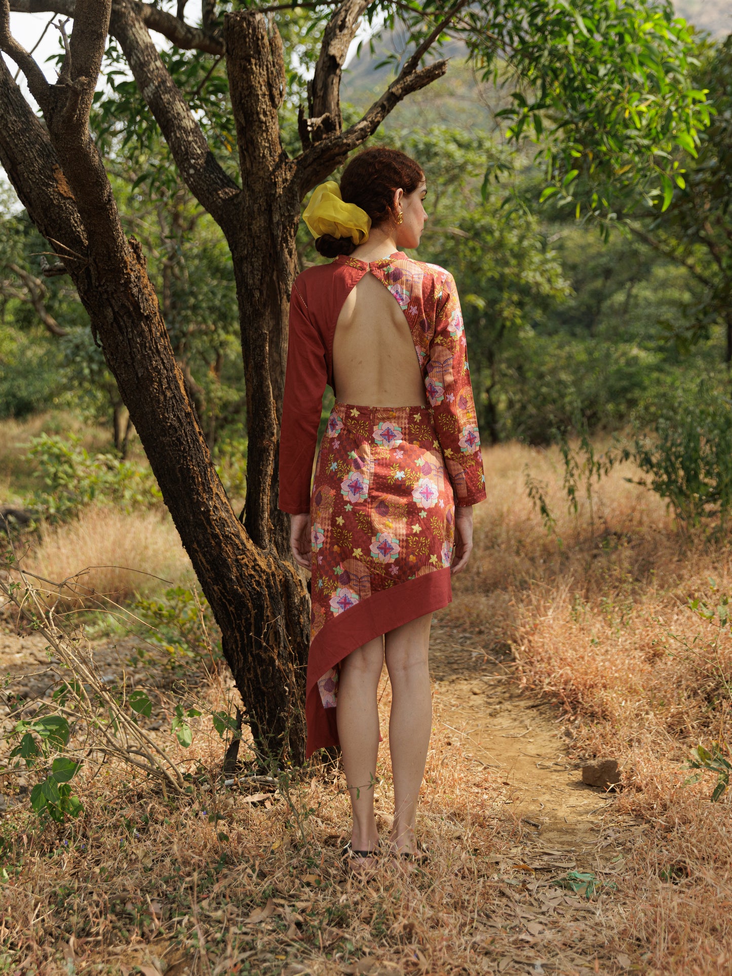 Russet Bloom Dress (RTS)