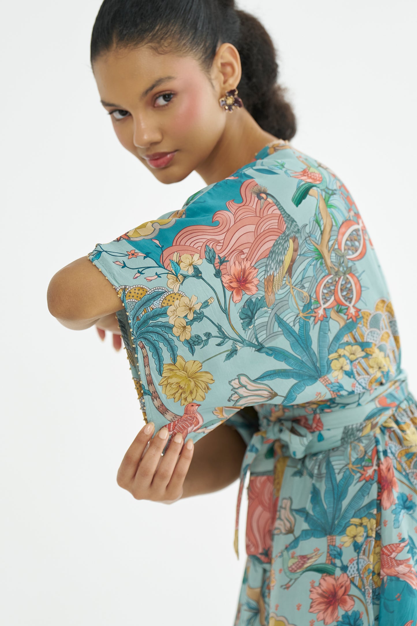 Peony Kaftan Dress (RTS)