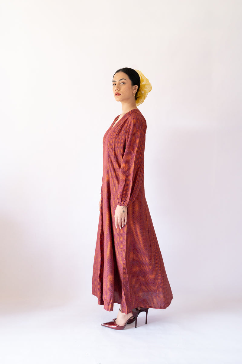 Spice Reverie Midi Dress