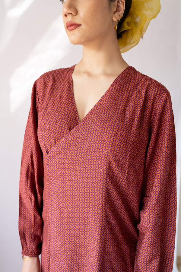 Spice Reverie Midi Dress (RTS)
