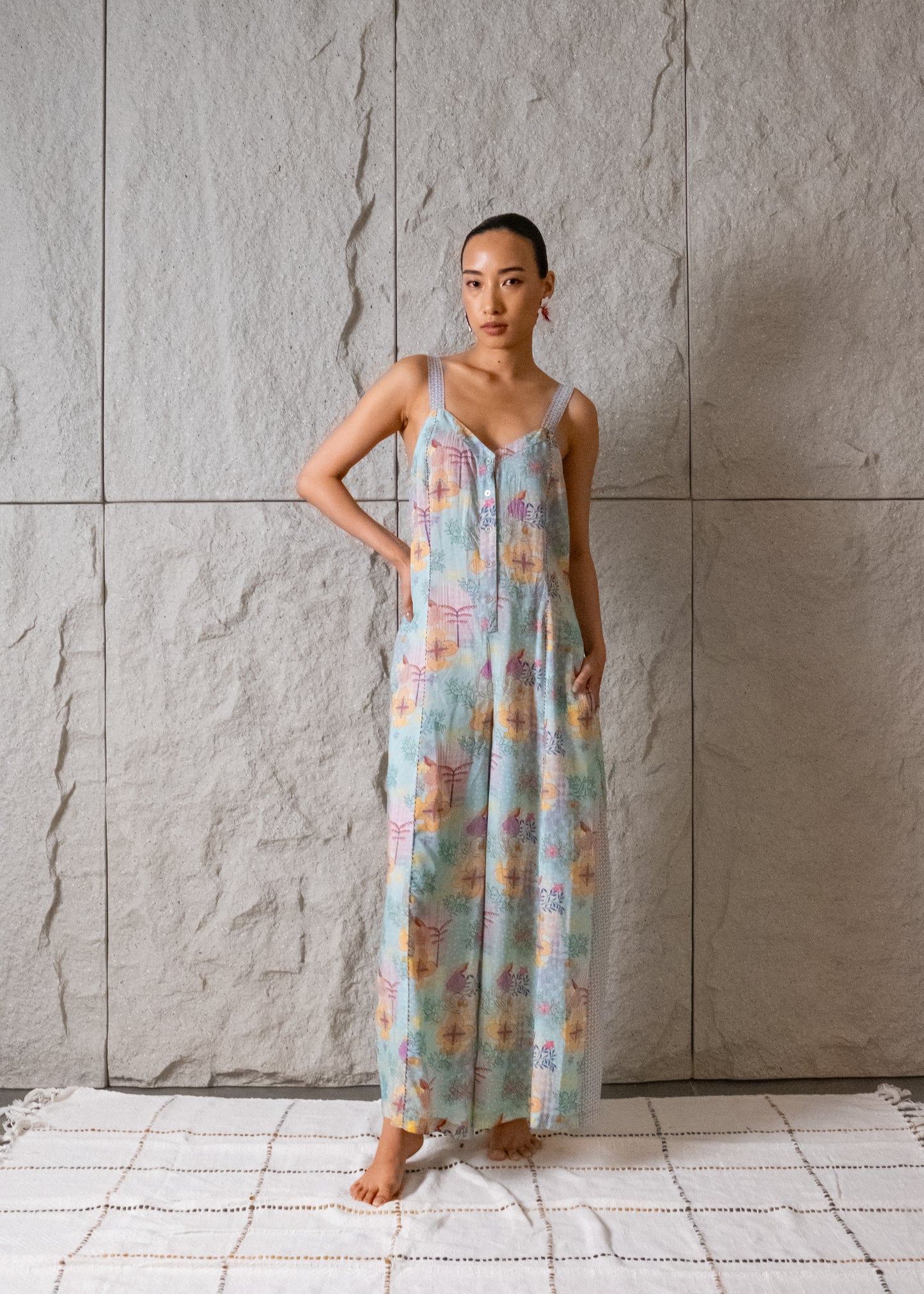 Amara Wide Leg Jumpsuit (RTS)