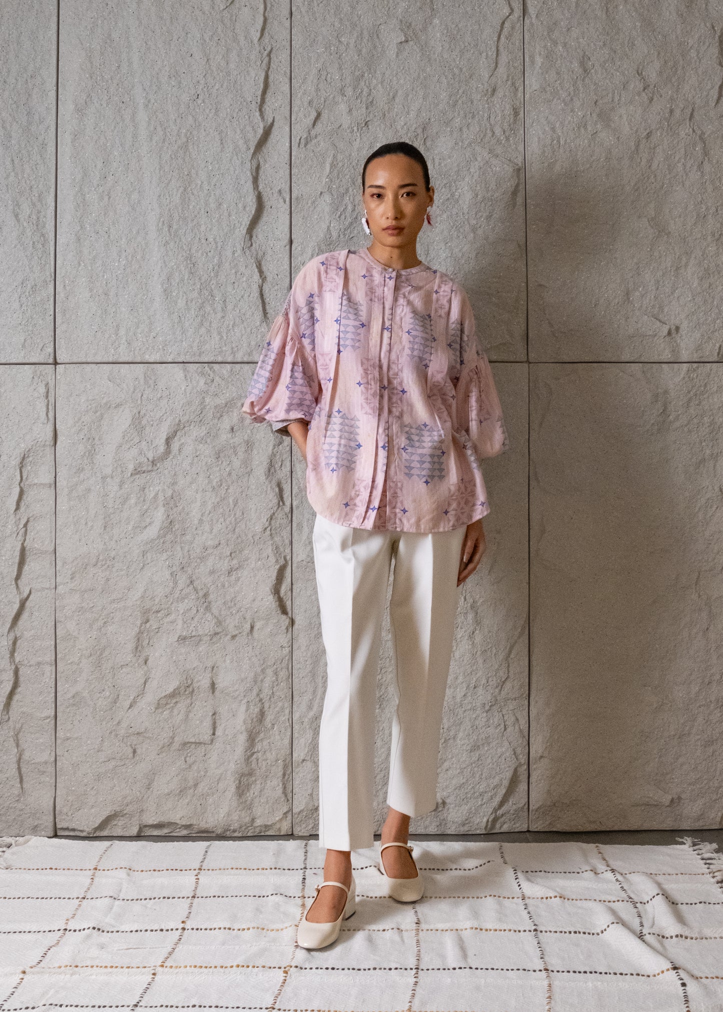 Joy Box Pleat Blouse