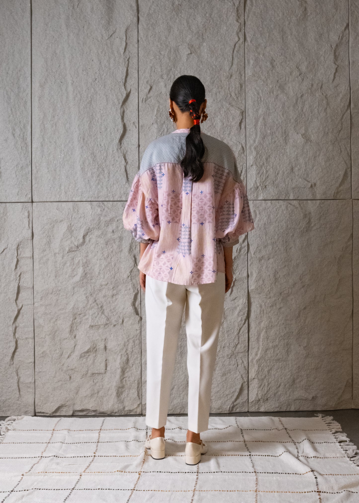 Joy Box Pleat Blouse