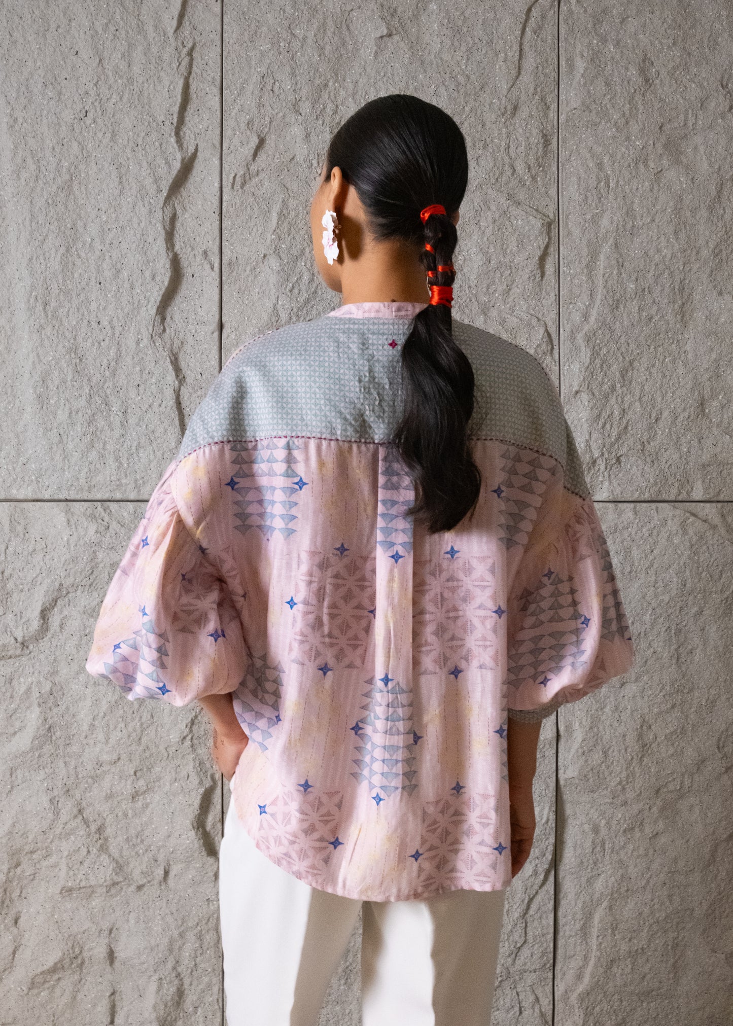 Joy Box Pleat Blouse