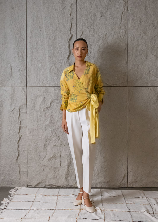 Sakura Wrap Shirt