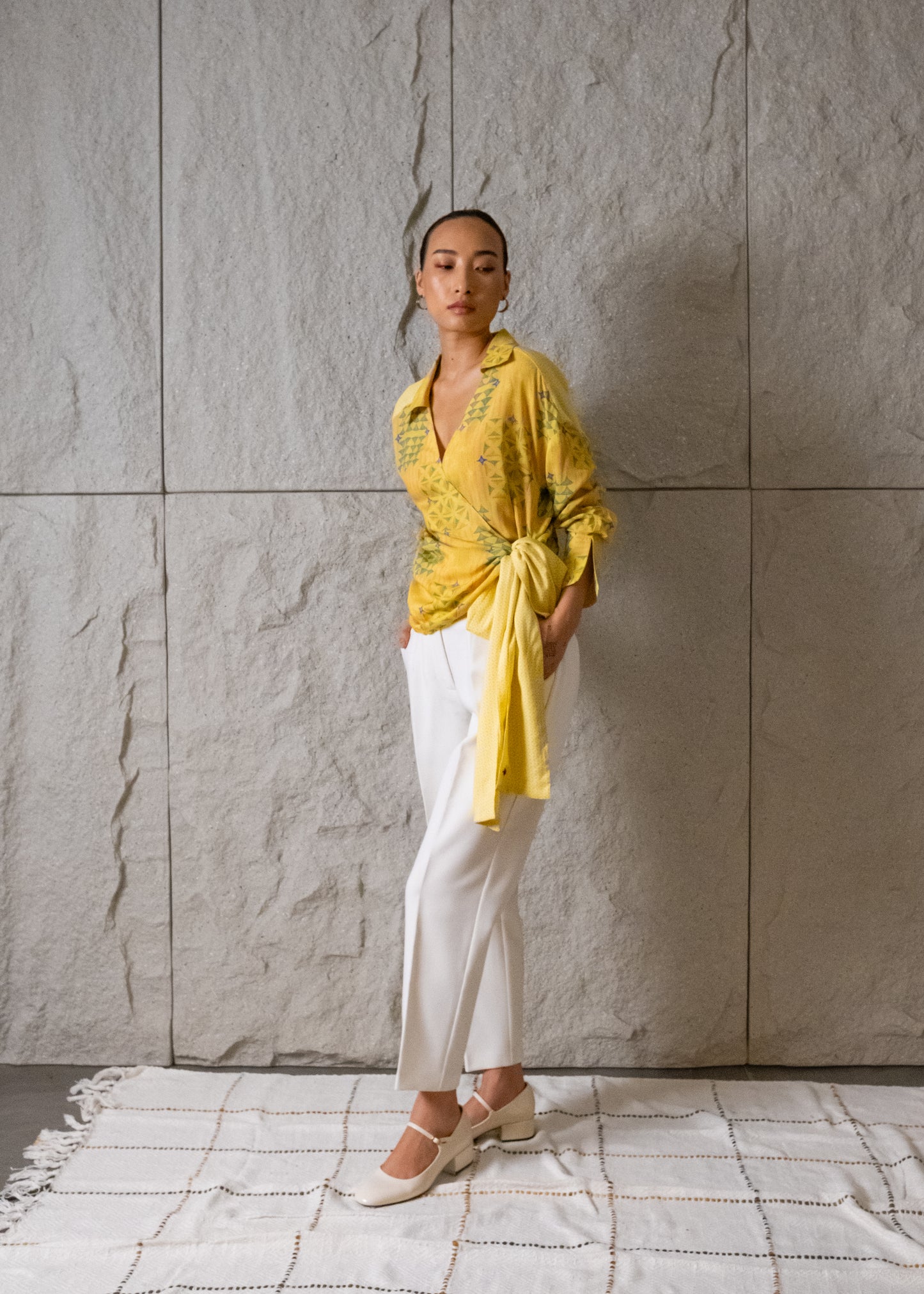 Sakura Wrap Shirt