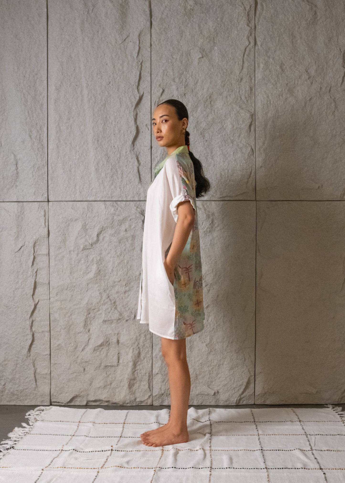Kaili Ivory Tunic (RTS)