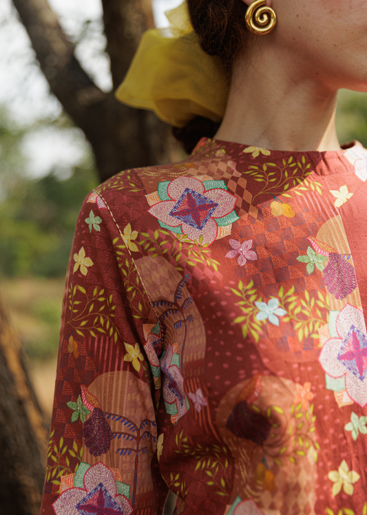 Russet Bloom Dress