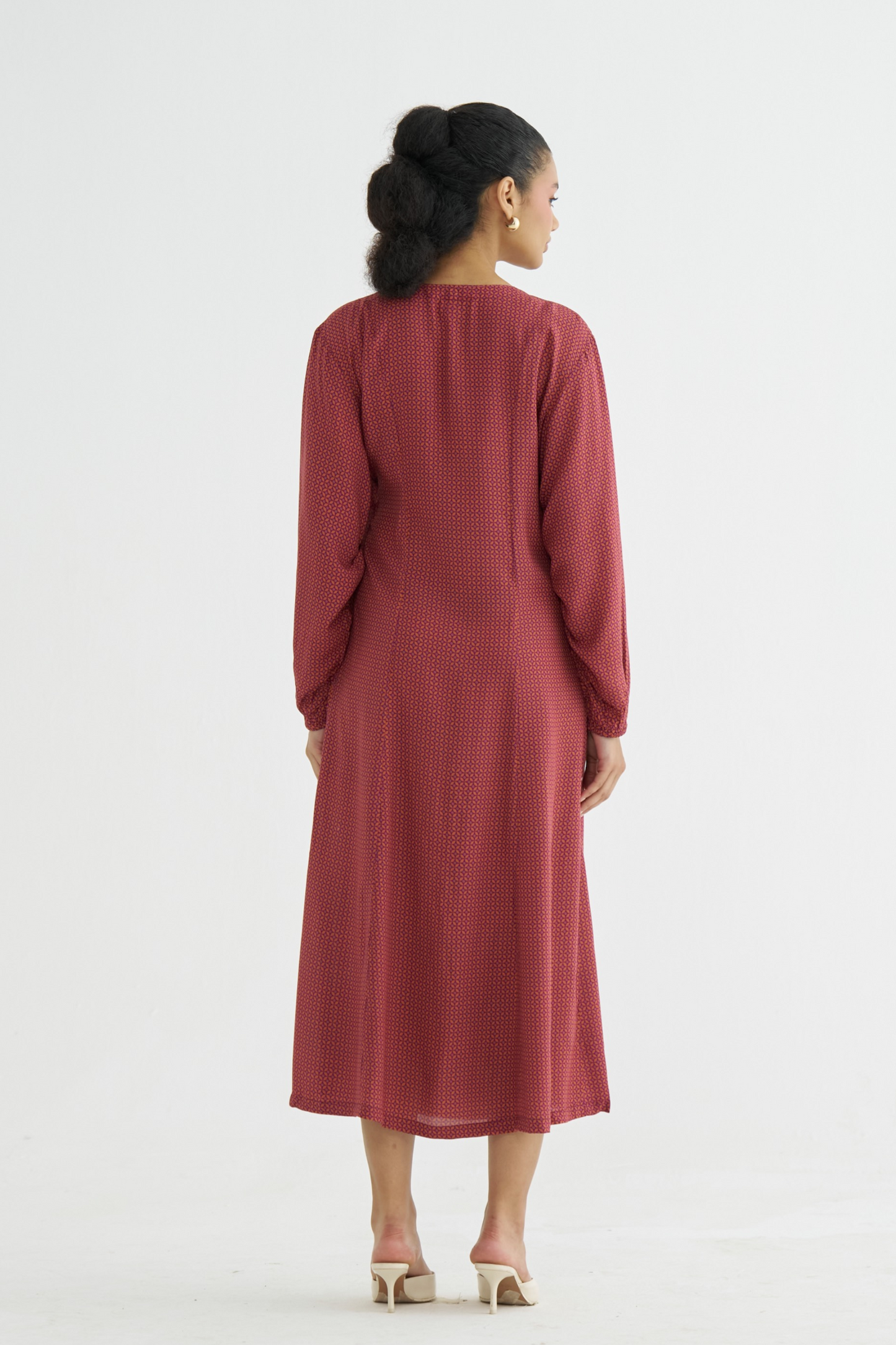 Spice Reverie Midi Dress (RTS)