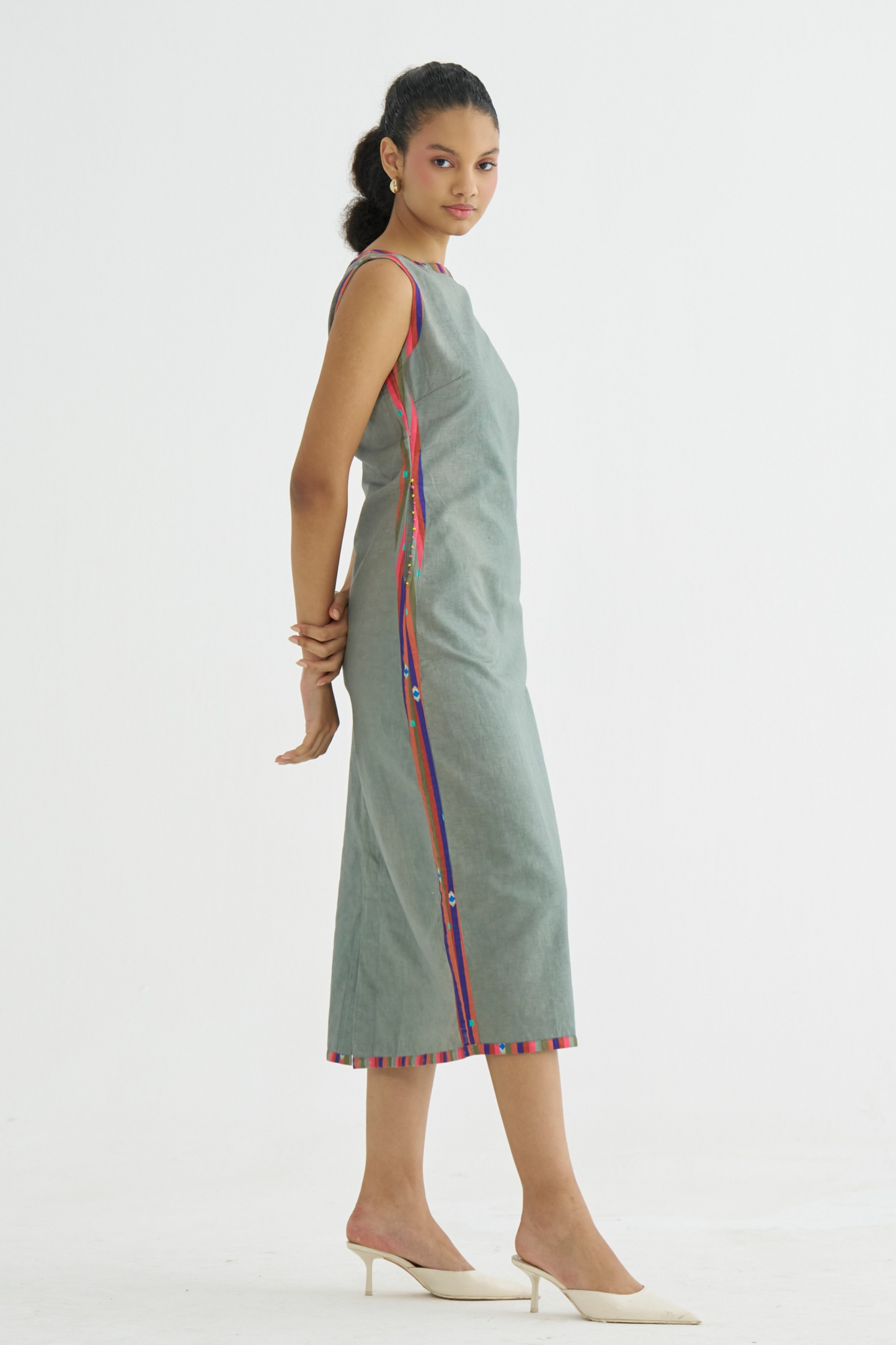 Olive Secret Margin Dress (RTS)