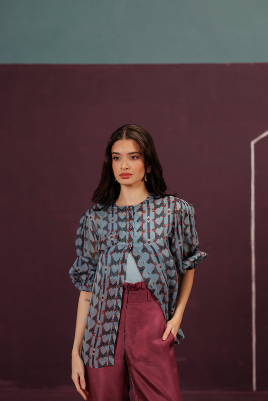 Birds in Blue Ink Set