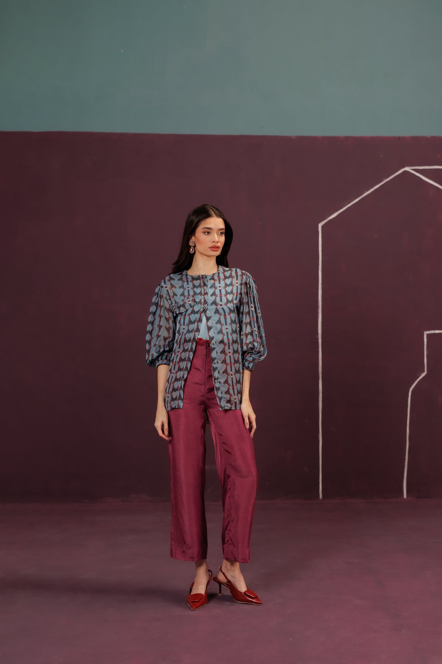 Birds in Blue Ink Set